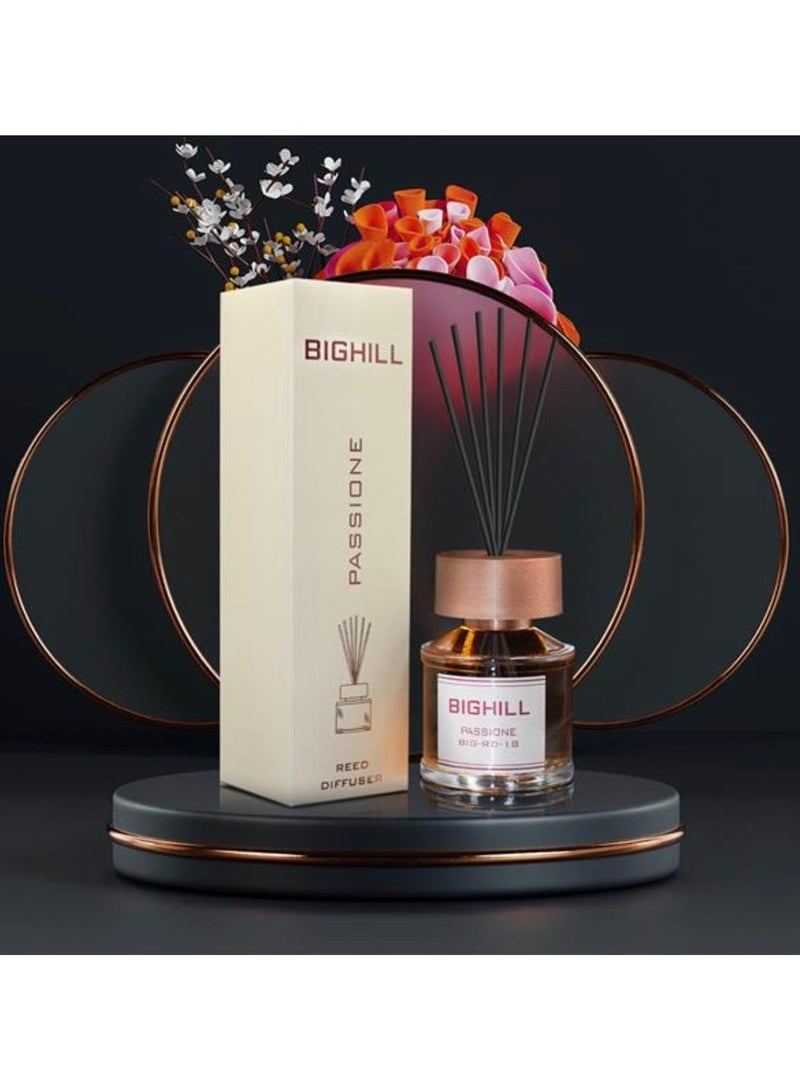 BIGHILL EXCLUSIVE AROMA DIFFUSER WITH STICK – PASSIONE 120ML