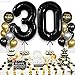 Katchon Black 30 Balloon Numbers 40 Inch Black 30th Birthday Balloons 30th Birthday Decorations for Him Her Black Birthday Decorations 30th Anniversary Decoration - Image 4