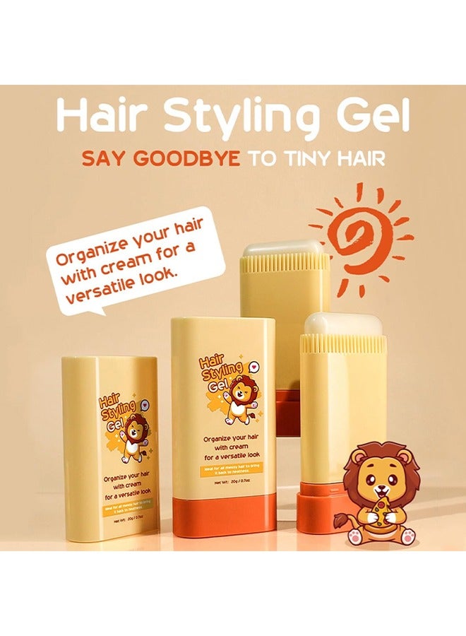 VERONNI Hair Styling Gel, New Kids Hair Gel, Children's Hair Wax Stick for Hair Edge Control, Hair Finishing Stick with Comb Integration Designed for Kids, Natural Ingredients, Suitable for All Hair Styles 20g - Image 2