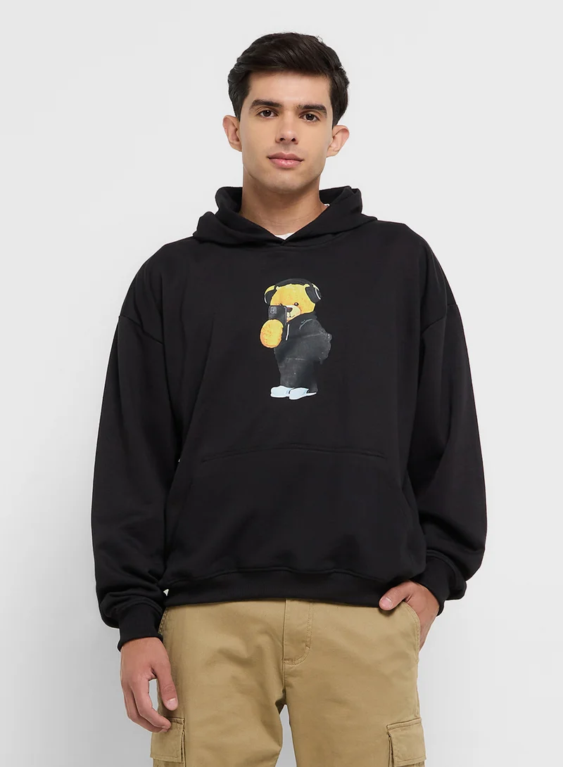 سفنتي فايف Graphic Hoodie