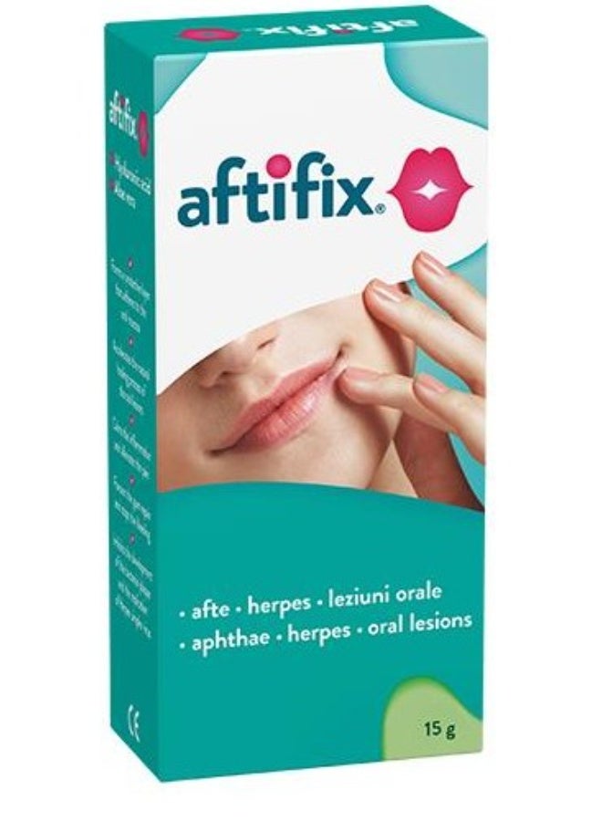 Fiterman Pharma Aftifix Oral Gel for Mouth Ulcer Care – 15 g - Image 2