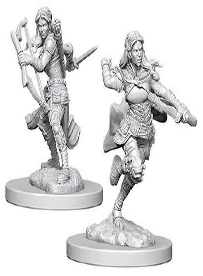 NECA D&D Nolzurs Marvelous Unpainted Miniatures: Wave 4: Air Genasi Female Rogue - Image 1
