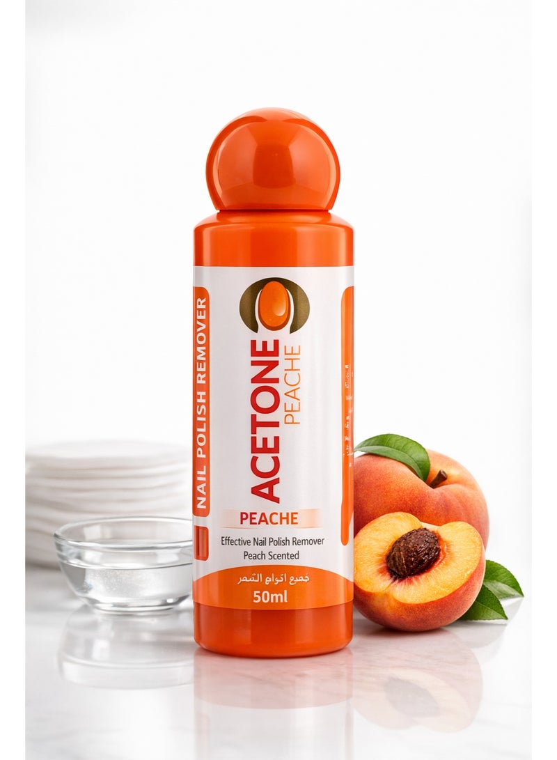 Aceton Peache Nail Polish Remover, 120 ml