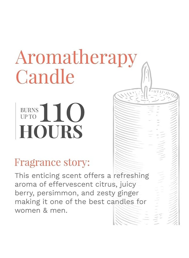 Candle-lite Scented Candles, Fresh Lavender Breeze Fragrance, One 18 oz. Single-Wick Aromatherapy Candle with 110 Hours of Burn Time, Light Lavender Candle - Image 3