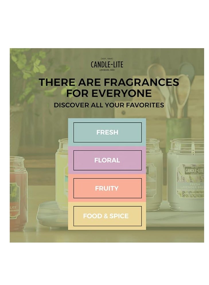 Candle-lite Scented Candles, Fresh Lavender Breeze Fragrance, One 18 oz. Single-Wick Aromatherapy Candle with 110 Hours of Burn Time, Light Lavender Candle - Image 4
