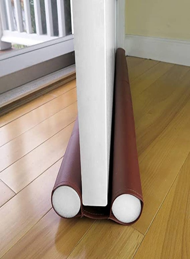 AMPEX Door Bottom Sealing Strip Guard for Home Under Door Draft Fabric Cover Gap Sealer - Stops Light/Dust/Cool-Hot Air Escape Sound-Proof Reduce Noise (Size-42inch) 3pcs - Image 1