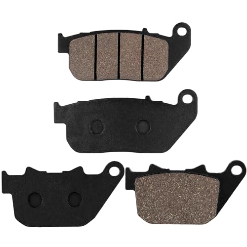 Cyleto Front and Rear Brake Pads for HARLEY DAVIDSON Sportster 1200 XL1200C Custom 2004-2013 /Sportster 883 SuperLow Custom/ XL1200L Sportster Low 2007 2008 2009 2010 2011 - Image 2