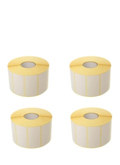 Generic Barcode Thermal Barcode Sticker Roll 25 * 50 Full 1100 Stickers 4 Rolls  - Image 2