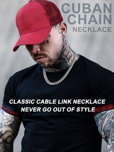 ChainsPro Men Jewelry Hiphop Cuban Chain Stainless Steel Necklace 26inch 10MM Silver Color Mens Gifts for Dad - Image 4