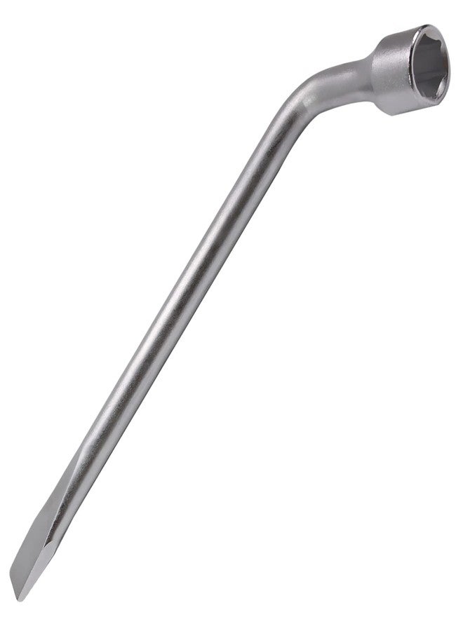 اتول مارت مفتاح ربط عجلة احتياطية للسيارة من يو تول مارت - أداة إصلاح مقبس سداسي الشكل مقاس 19 مم بفتحة نهائية مشقوقة من النوع L، قطعة واحدة - Image 1