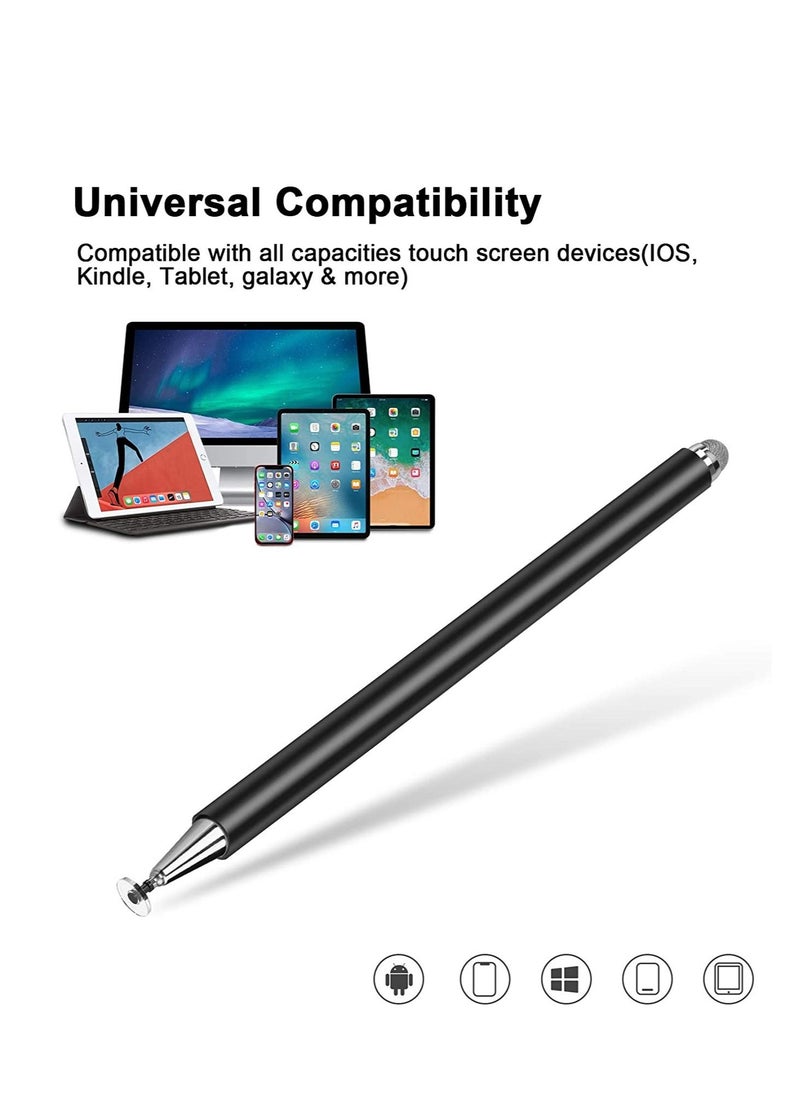 Facehub47 - Stylus Pen, Stylus Pens for Touch Screens High Sensitivity Capacitive iPad Pencil Compatible with iPad Tablet iPhone Android Smartphone Samsung Galaxy Note/Tab (2 Replaceable Disc Tips, Magnetic Cap) - Image 1
