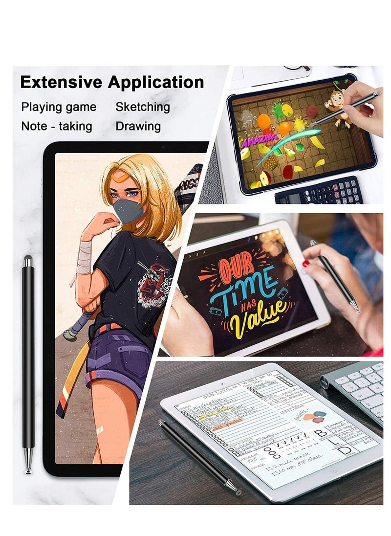 Facehub47 - Stylus Pen, Stylus Pens for Touch Screens High Sensitivity Capacitive iPad Pencil Compatible with iPad Tablet iPhone Android Smartphone Samsung Galaxy Note/Tab (2 Replaceable Disc Tips, Magnetic Cap) - Image 1