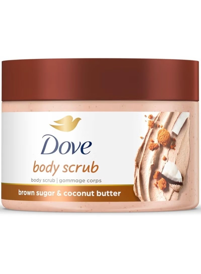 دوف مقشر الجسم بالسكر البني وجوز الهند - 298 جم - Image 1