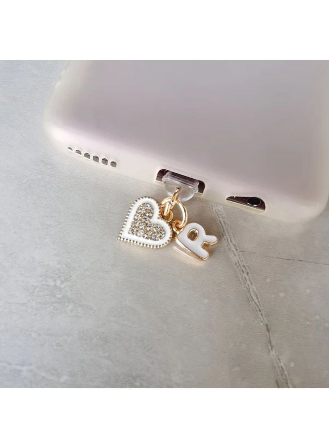 Creative Heart Dust Plug For Type C Interface Phone Holiday Party Gift - Image 1