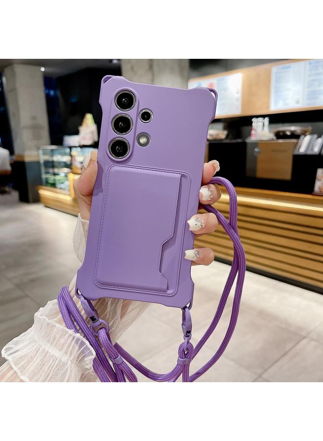 اس-توب جراب لهاتف Samsung Galaxy A53 5G، جراب بطاقات من مادة TPU السائلة، جراب هاتف مقاوم للصدمات بأربع زوايا - Image 1