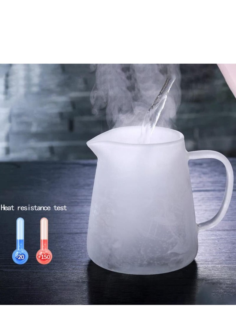 1Chase 950ML Borosilicate Glass Teapot with Infuser, Conical Shape - Image 2