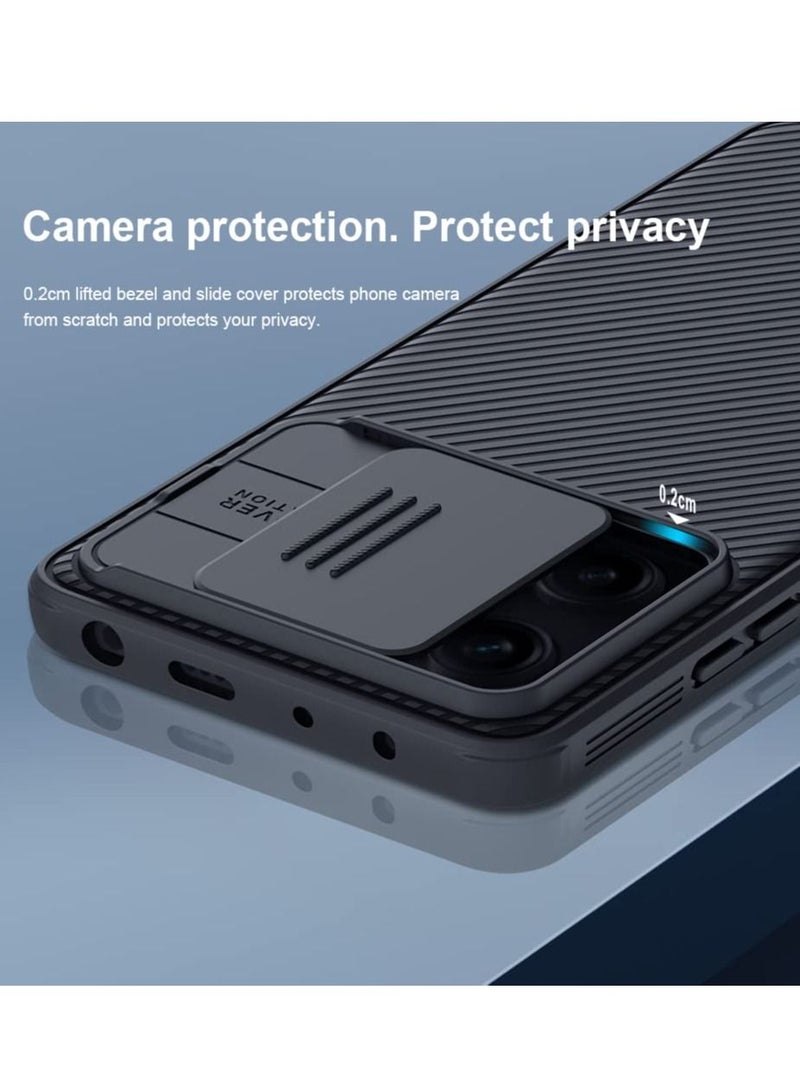 Nillkin Compatible with Xiaomi Poco X5 Pro 5G Cover Suitable for Redmi Note 12 Pro Cover with Lens Occlusion Slider Phone Protective Case - Image 4