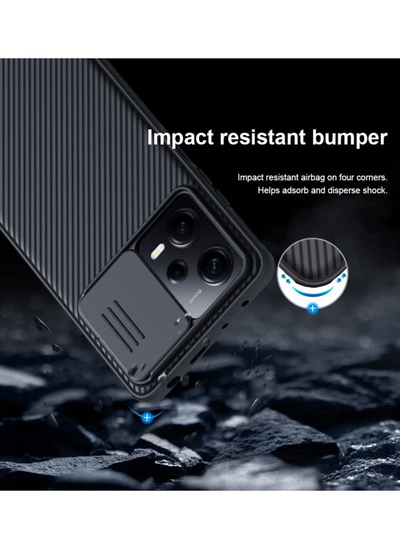 Nillkin Compatible with Xiaomi Poco X5 Pro 5G Cover Suitable for Redmi Note 12 Pro Cover with Lens Occlusion Slider Phone Protective Case - Image 3