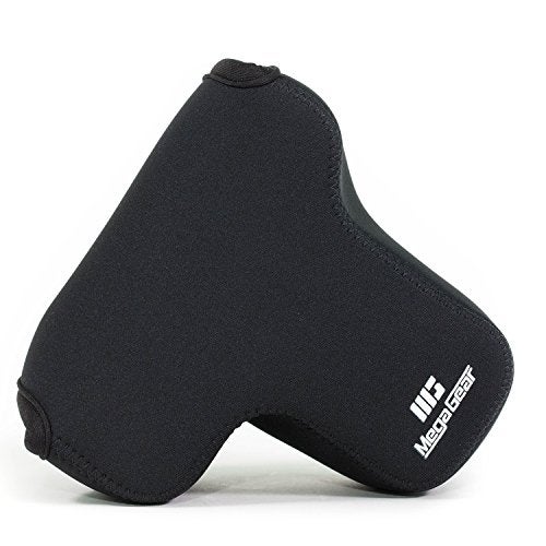 MegaGear Sony Alpha A7S II, A7R II, A7 II (28-70mm) Ultra Light Neoprene Camera Case, with Carabiner - Black - MG640 - Image 1
