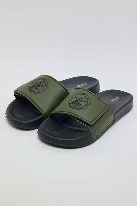 R&B Debossed Slides