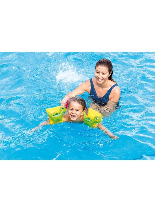 INTEX Pair Of Dinosaur Arm Bands 23x20cm - Image 2