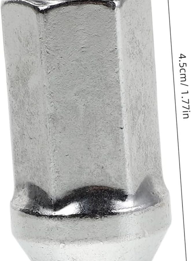 طقم صواميل عجلات مطلي بالكروم لحماية المحور من الأوساخ والتآكل - Image 3