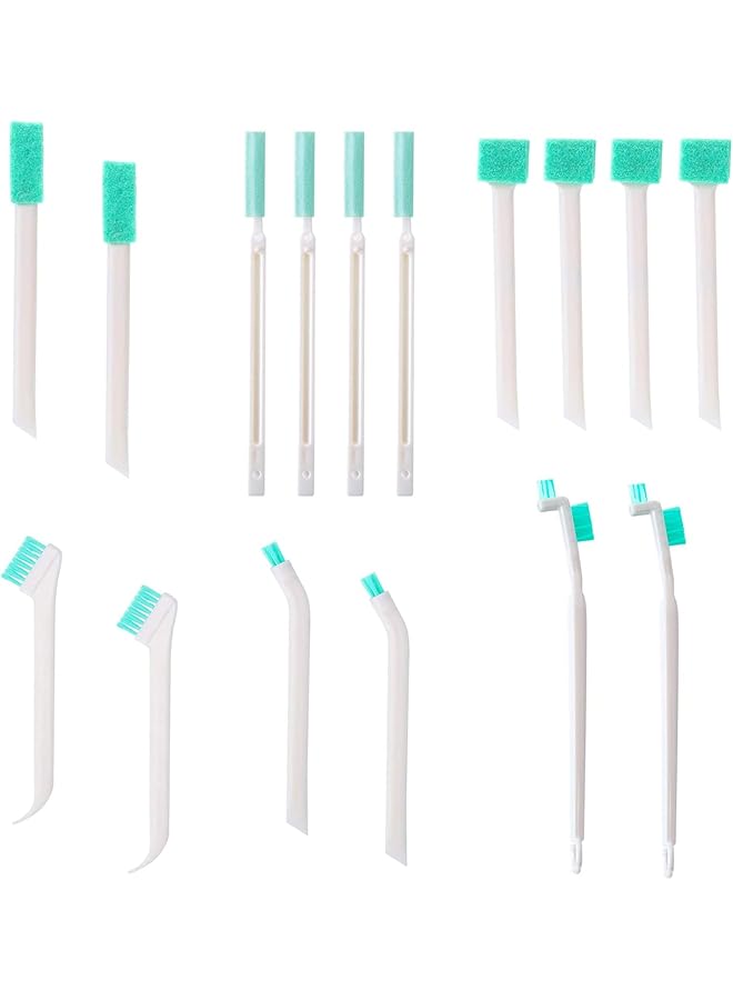 PROMASS 16Pcs Small Cleaning Brushes Set,Household Cleaning,Crevice Cleaning Tool Set for Window Tracks Groove Humidifier Car Bottle Toilet Keyboard,Detail Tiny Scrub Cleaner Brush for Small Space Gaps Corner - Image 1