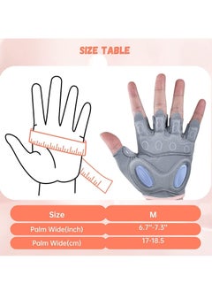 SYOSI Gym Weight Lifting Workout Gloves for Women Padded Extra Grip Palm Protection Breathable for Exercise Weightlifting, Training, Fitness, Cycling, Hanging, Pull ups  - Image 5