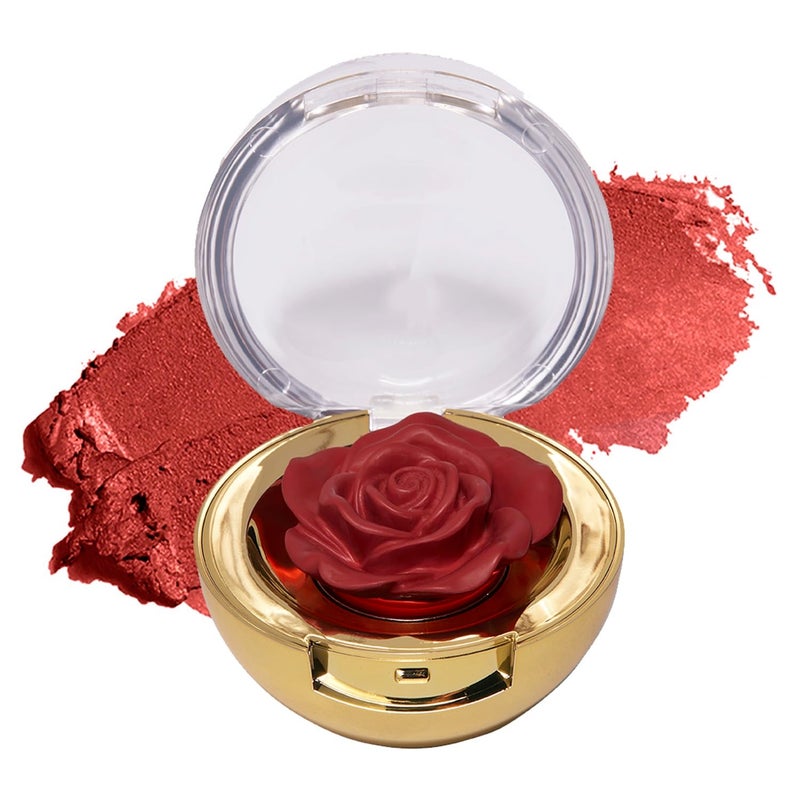 Winky Lux Cheeky Rose Cream Blush â€“ High Pigment, Weightless Color for Cheeks, Effortlessly Blendable Makeup with Vitamin E, Warm Toned Rose, Crown - Image 1