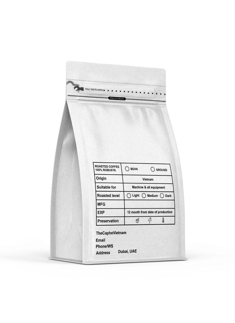 The Caphe Vietnam - Premium Ground Coffee - 1 KG | Yellow Process | Medium Roast, Premium Robusta | Vietnamese Coffee Ground - Image 1