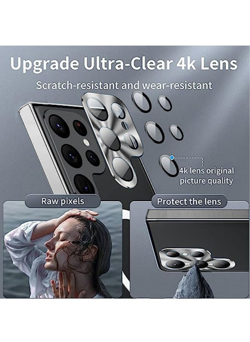 Generic - Samsung S23 Ultra 5G Metal Case Compatible with MagSafe Wireless Charger Translucent Shokproof Protective Back with Camera Lens Protection Magnetic Case Cover for Galaxy S23 Ultra 5G Accessories - Image 1