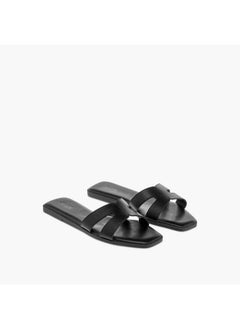 Celeste Women's Textured Cutout Detail Slip-On Sandals  - Image 1