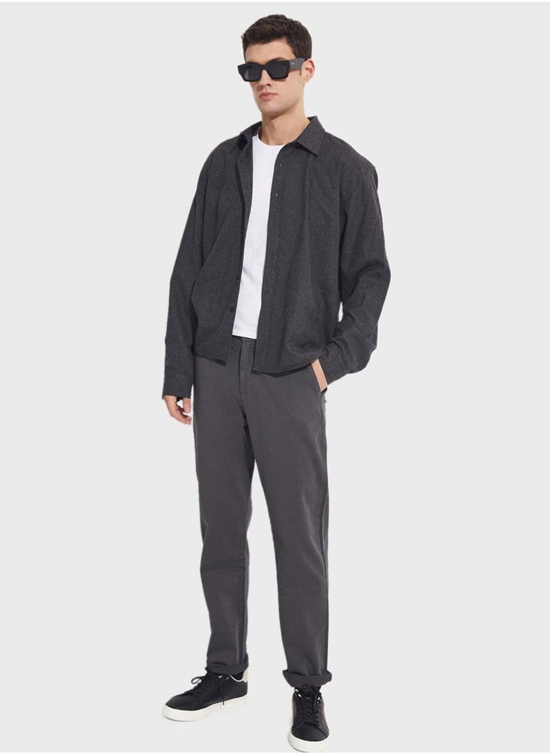 JUNE Essential Straight Fit Trousers - Image 4