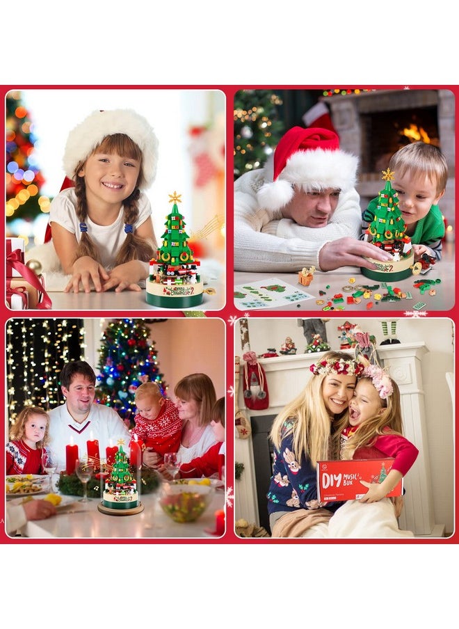 AOKESI AOKESI Christmas Tree Building Kits for Kids - DIY Building Block Music Box, Educational Learning Science Building for 8+ Year Old Kids Boys Girls; New 2021 (360 Pieces)  - Image 4