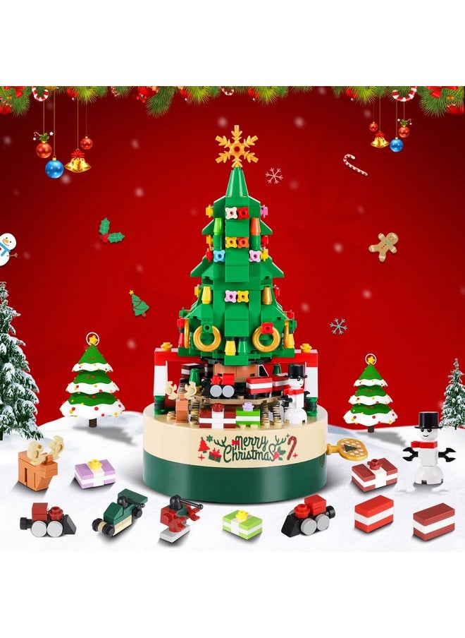 AOKESI AOKESI Christmas Tree Building Kits for Kids - DIY Building Block Music Box, Educational Learning Science Building for 8+ Year Old Kids Boys Girls; New 2021 (360 Pieces)  - Image 3