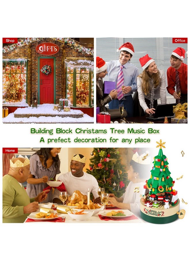 AOKESI AOKESI Christmas Tree Building Kits for Kids - DIY Building Block Music Box, Educational Learning Science Building for 8+ Year Old Kids Boys Girls; New 2021 (360 Pieces)  - Image 5