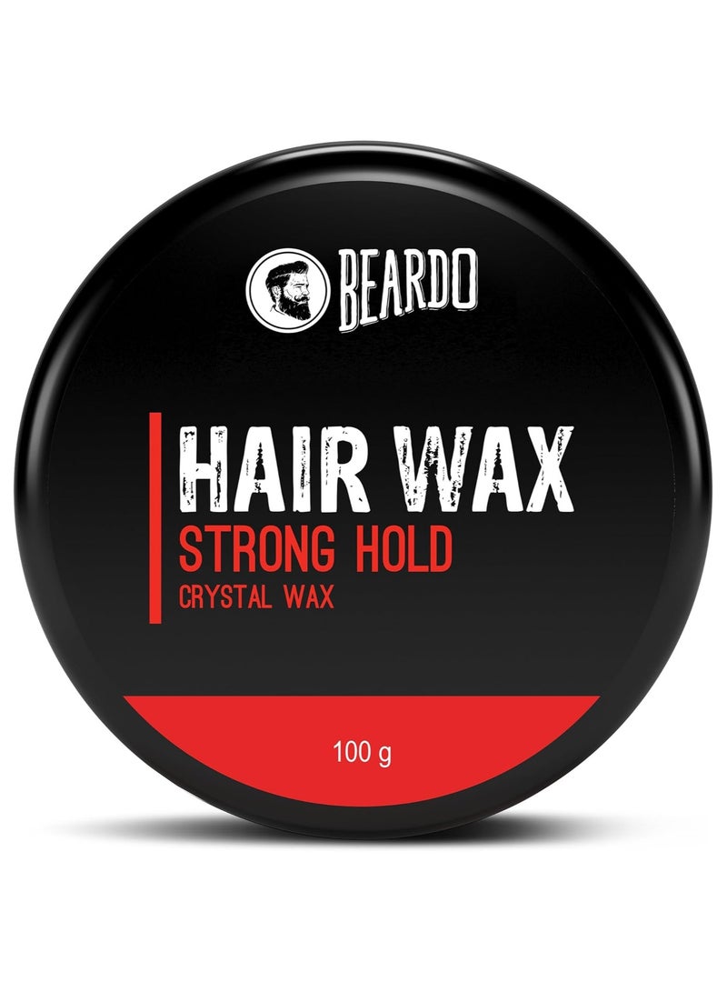 BEARDO Hair Wax Strong Hold Crystal Wax Natural, 100g - Image 1