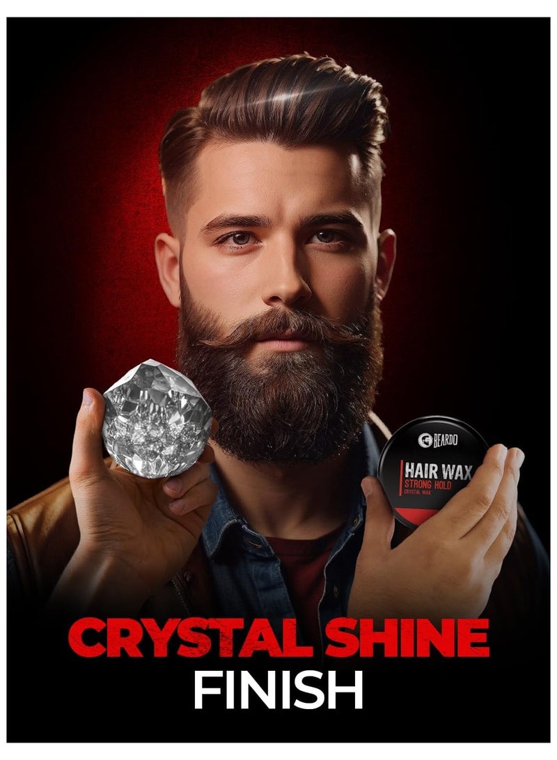 BEARDO Hair Wax Strong Hold Crystal Wax Natural, 100g - Image 2