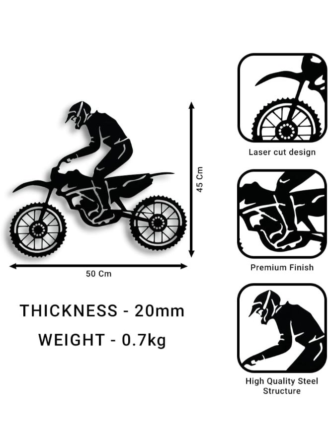 RIGID Biker Metal Wall Art - Image 2