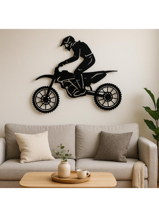 RIGID Biker Metal Wall Art - Image 1