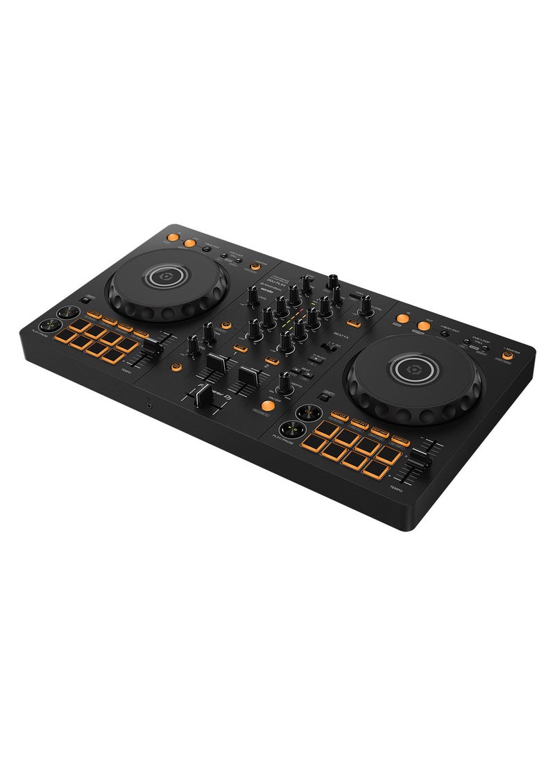 2-deck DJ Controller with Multi-device Compatibility, Smart Mixing, Streaming Integration, and USB Audio Output