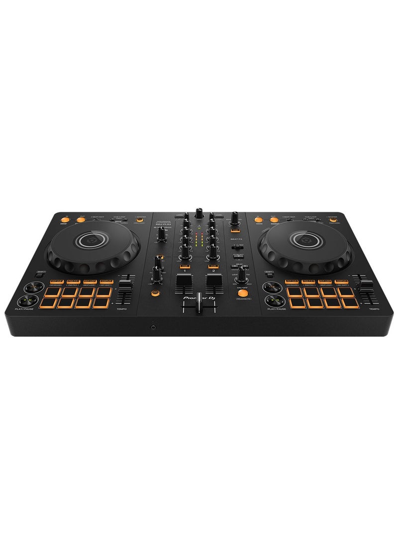 2-deck DJ Controller with Multi-device Compatibility, Smart Mixing, Streaming Integration, and USB Audio Output