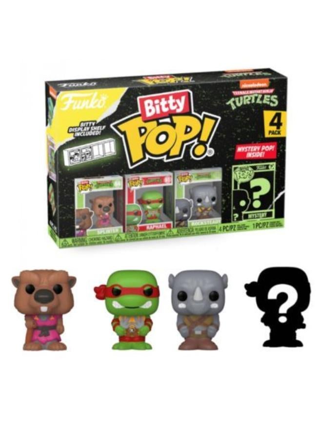Funko Bitty Pop! Tv Series: Teenage Mutant Ninja Turtle - Splinter 4pk - Image 2