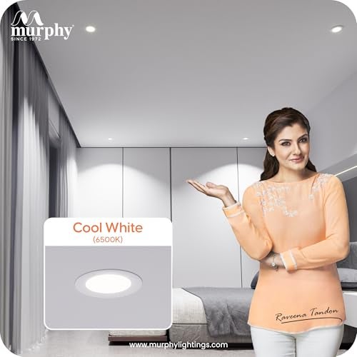Murphy Polycarbonate Flora 7W Led Down Light, Cool White Light, Round, Pack Of 20, Recessed Ceiling Led Light, Suited For 3 Inch Junction Box (2 Years Warranty) - Image 5