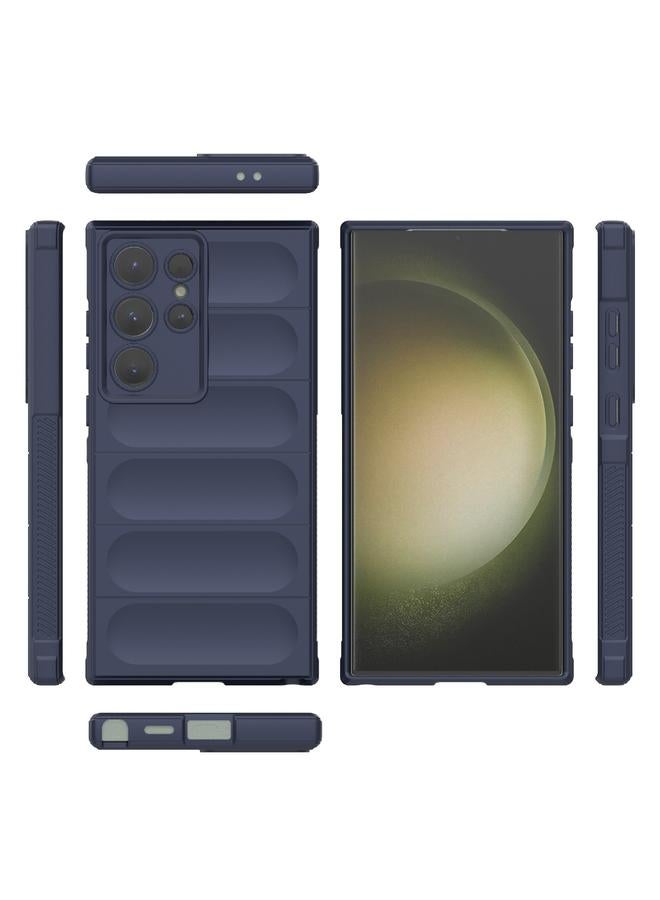 S-TOP Case For Samsung Galaxy S24 Ultra 5G Magic Shield TPU + Flannel Phone Case - Image 3