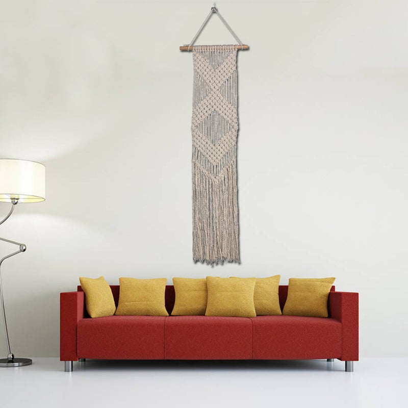 Handmade Tassel Wall Hanging Tapestry Ornament Craft Indoor Home Hanging Decor - Image 2