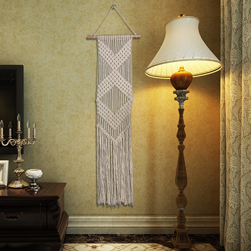 Handmade Tassel Wall Hanging Tapestry Ornament Craft Indoor Home Hanging Decor - Image 5
