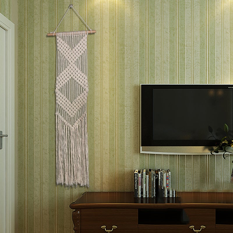 Handmade Tassel Wall Hanging Tapestry Ornament Craft Indoor Home Hanging Decor - Image 3