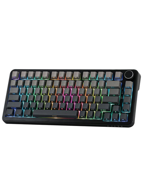 AK820 MAX Gasket Mount Wireless Mechanical Keyboard BT5.0/2.4GHz/USB-C Gaming Keyboard 5 Layer Pad Flex-cut PCB FR4 Plate with RGB Backlight for Win/Mac