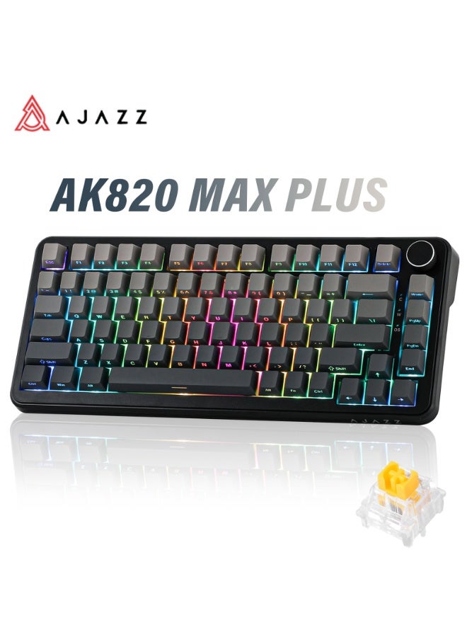 أجاز لوحة مفاتيح ميكانيكية سلكية للألعاب A-jazz AK820 Max مع إضاءة RGB